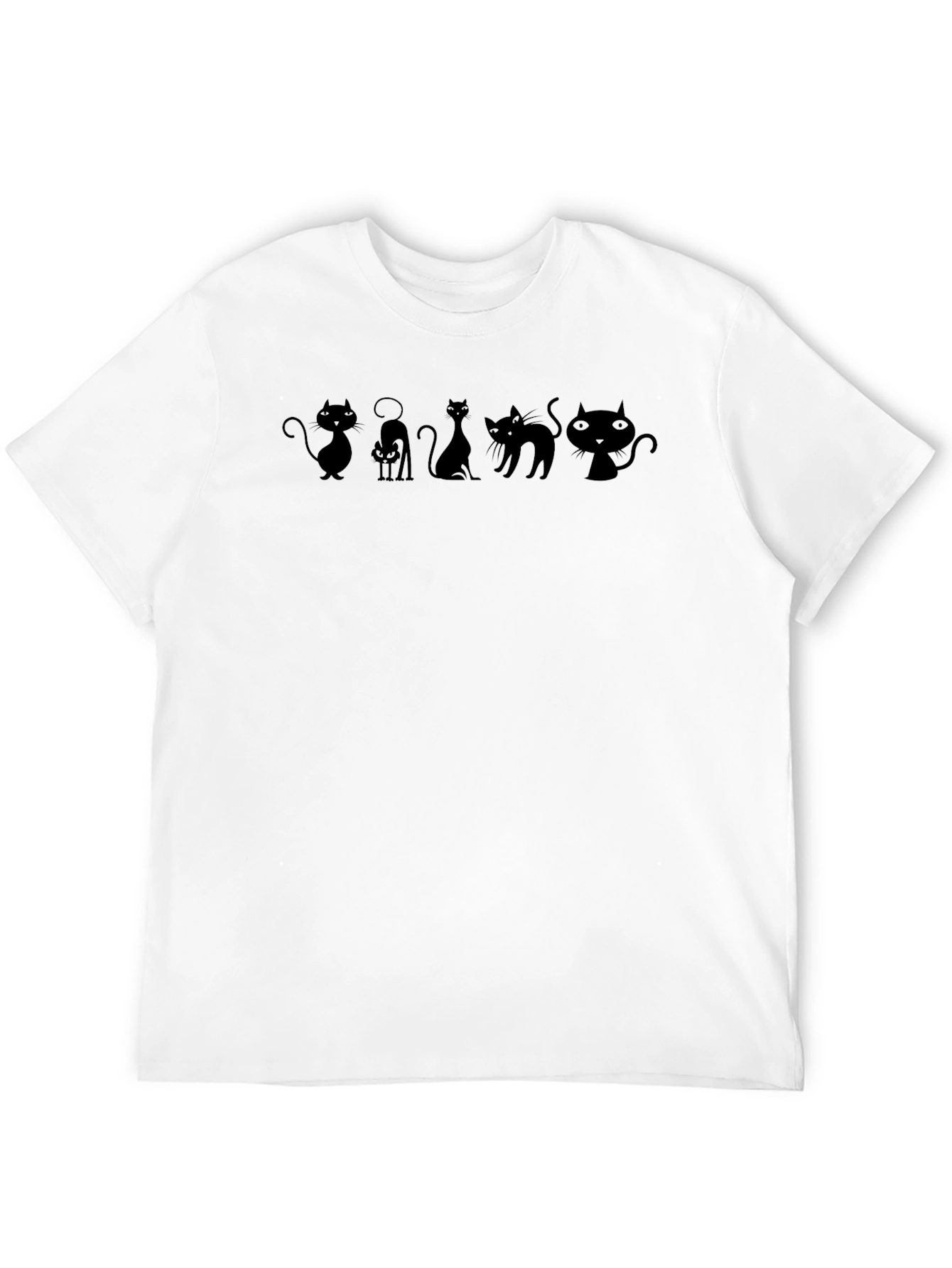 Black Cats T-Shirt - Spooky Silhouettes