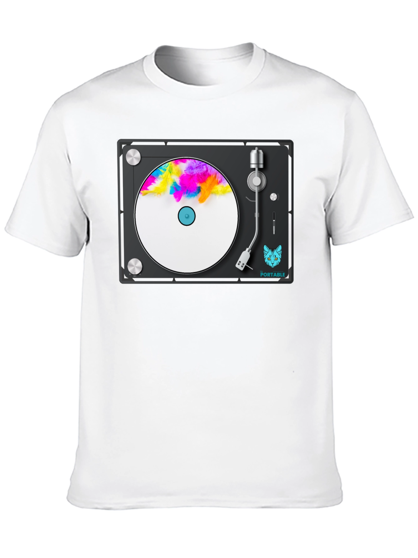Cool Turntable Graphic T-Shirt