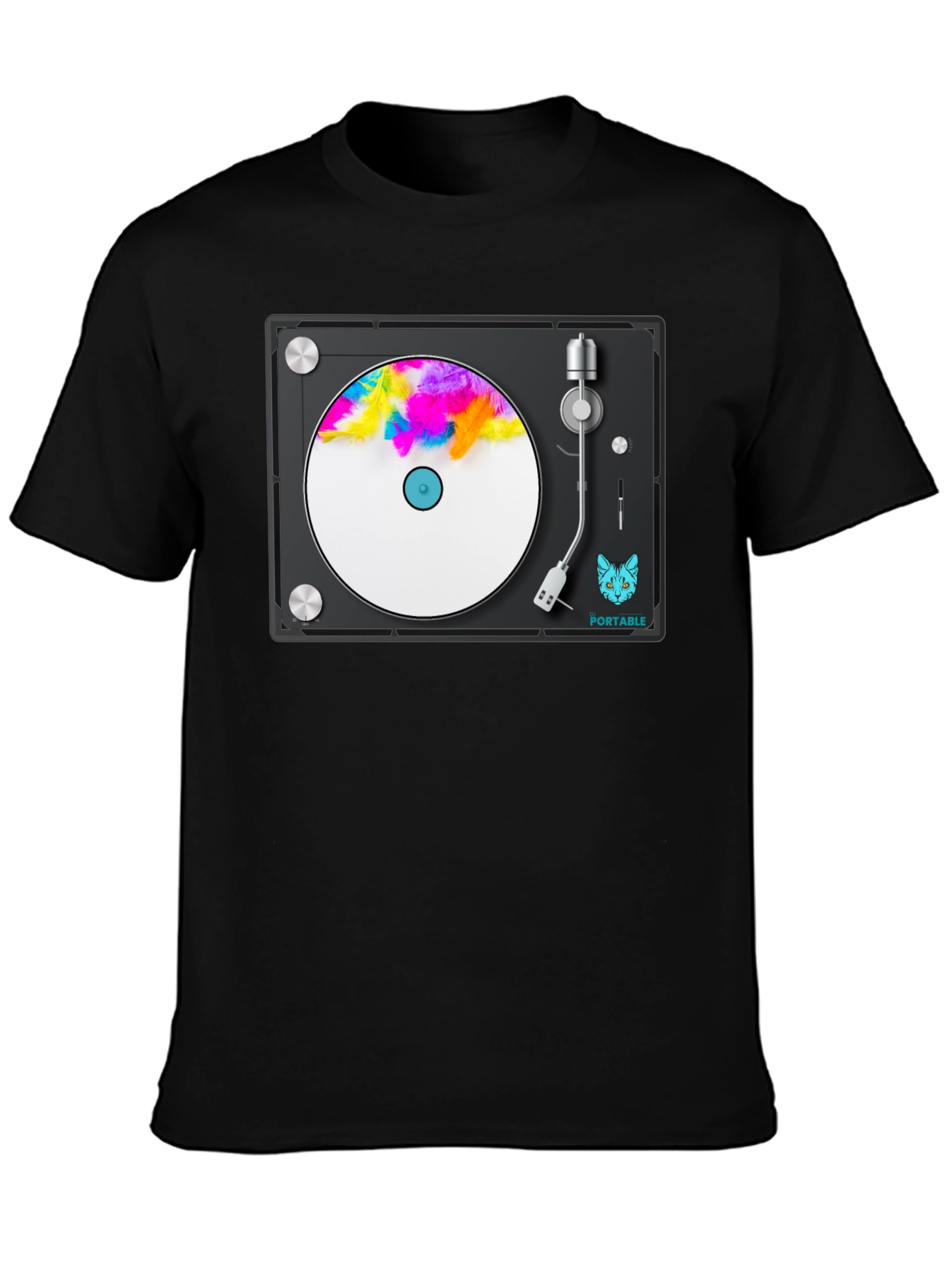 Cool Turntable Graphic T-Shirt