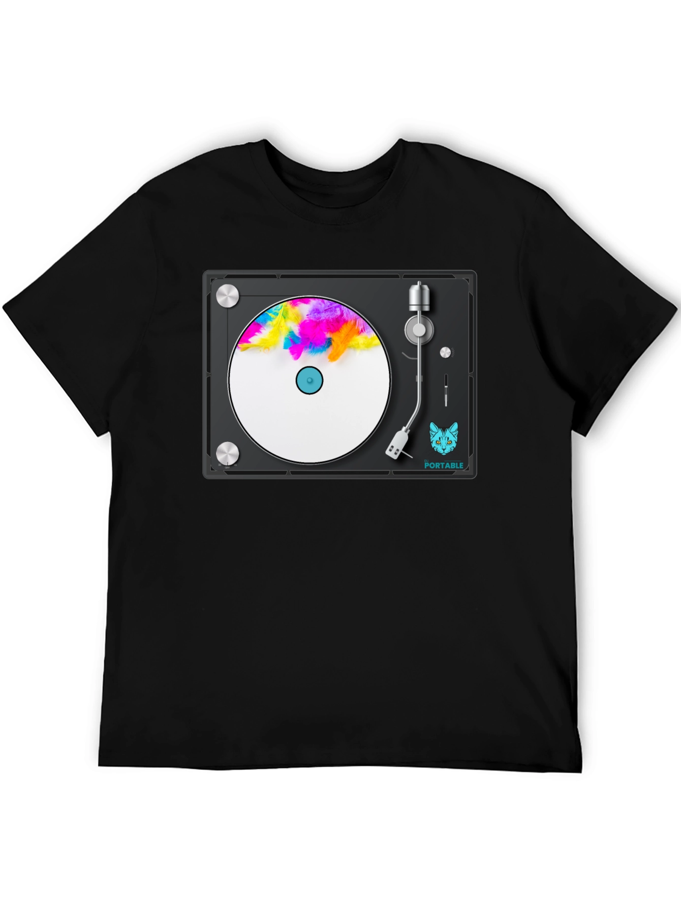 Cool Turntable Graphic T-Shirt