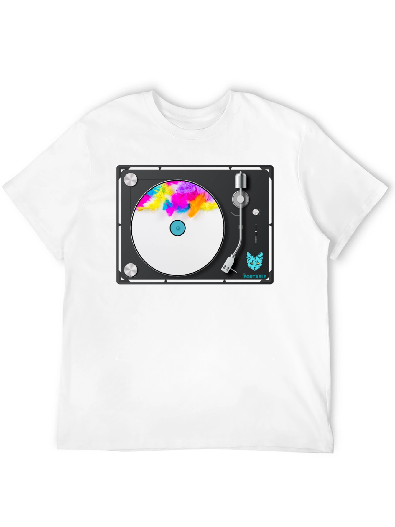 Cool Turntable Graphic T-Shirt
