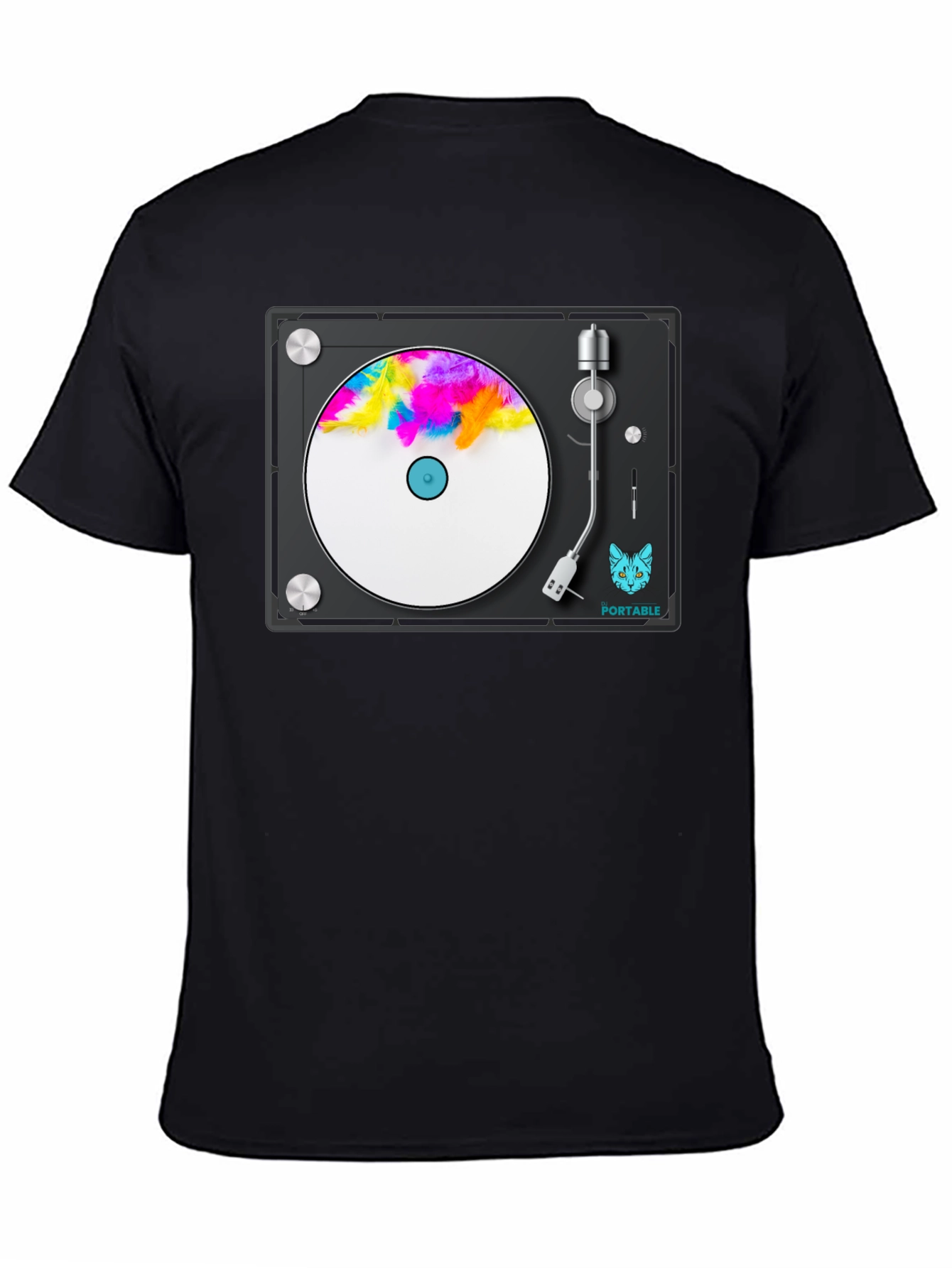 Cool Turntable Graphic T-Shirt