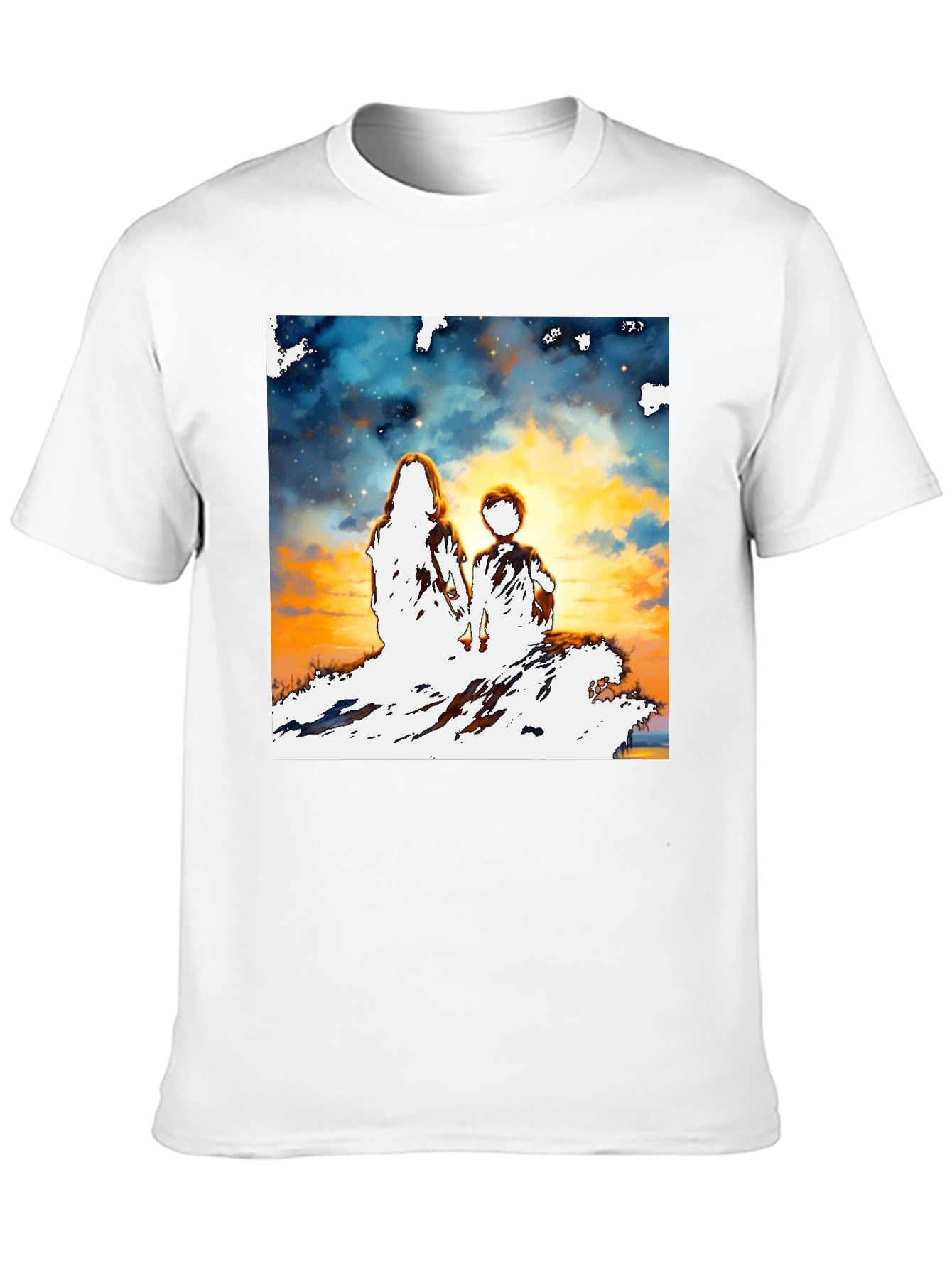 Sunset Child & Mother Graphic Tee