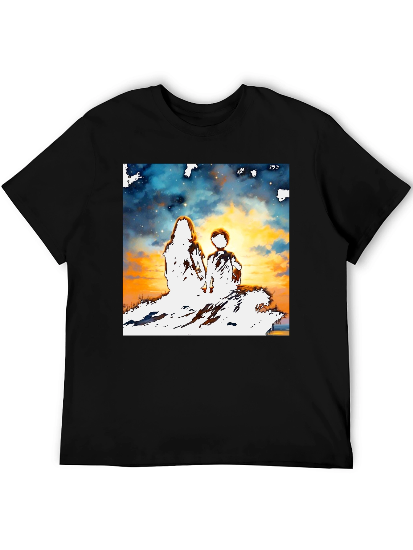Sunset Child & Mother Graphic Tee