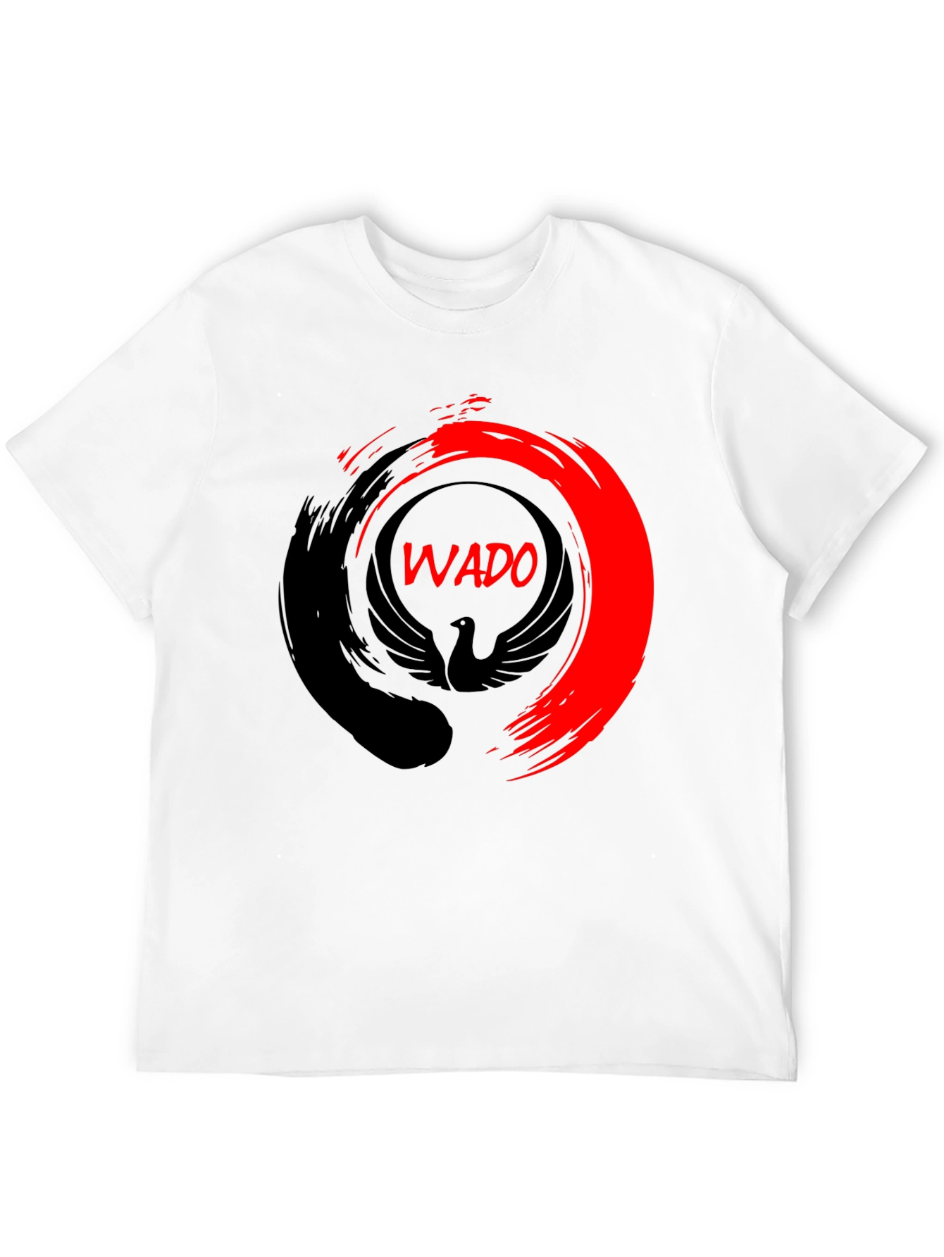 Wado Phoenix Graphic Tee - Stylish Black T-Shirt