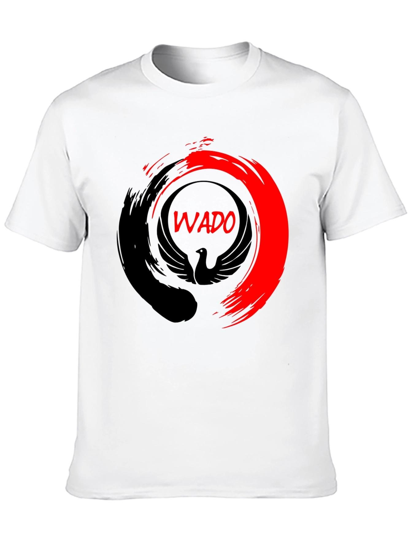 Wado Phoenix Graphic Tee - Stylish Black T-Shirt