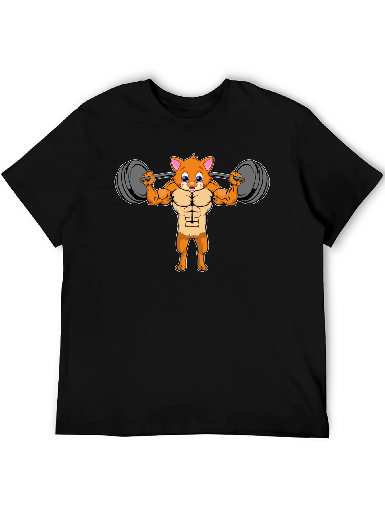 Funny Cat Gym Workout T-Shirt