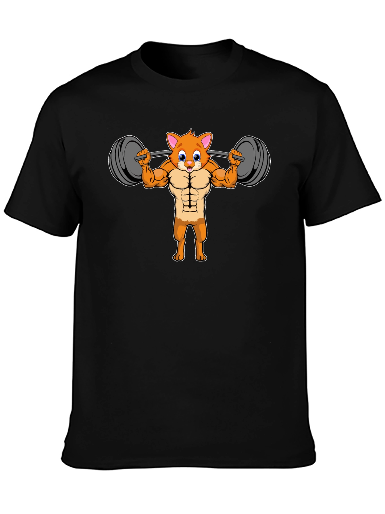 Funny Cat Gym Workout T-Shirt