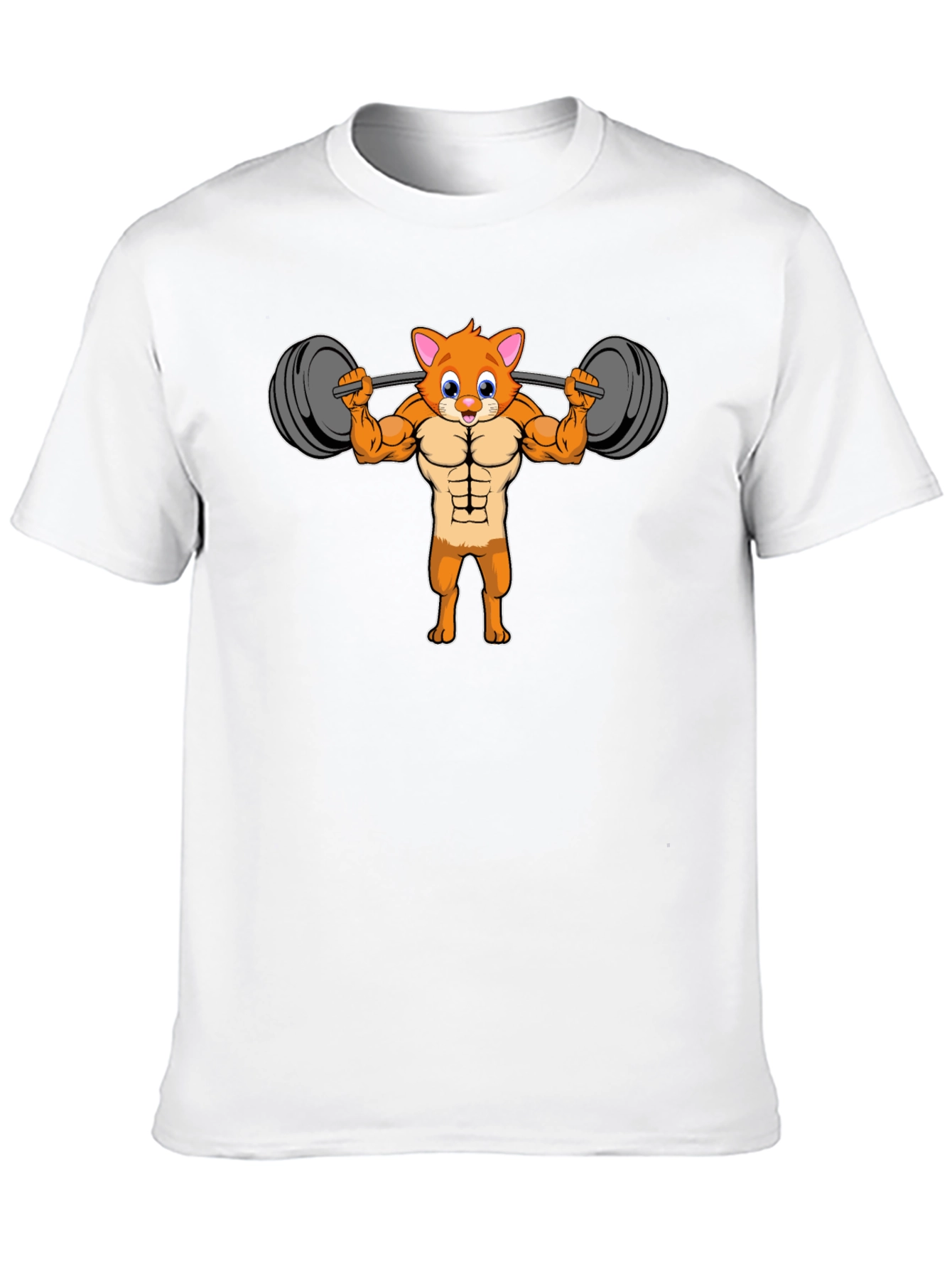 Funny Cat Gym Workout T-Shirt