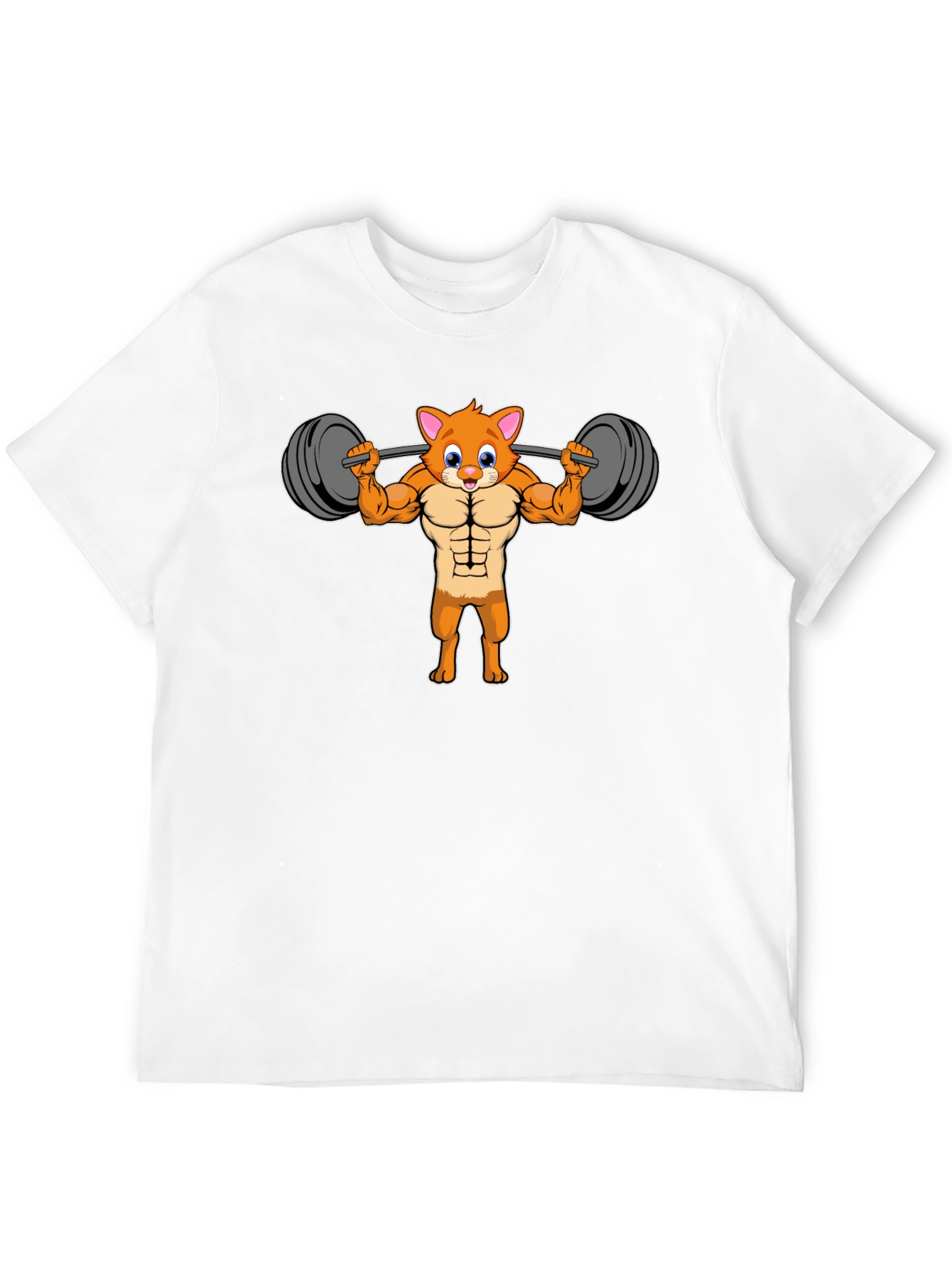 Funny Cat Gym Workout T-Shirt