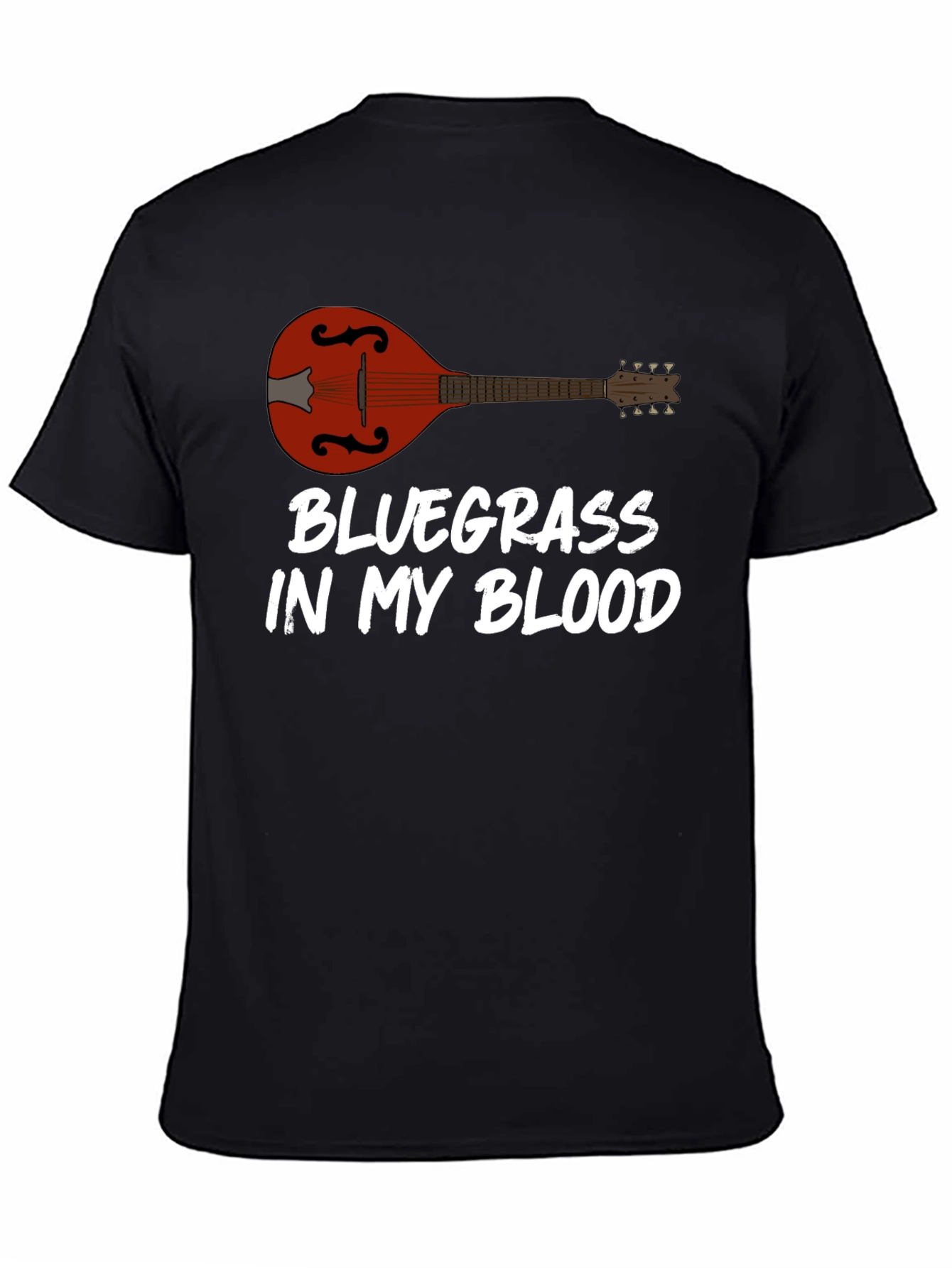Bluegrass Music T-Shirt Mandolin Player Tee