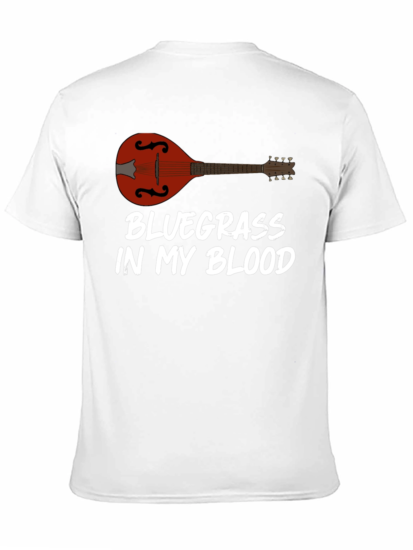 Bluegrass Music T-Shirt Mandolin Player Tee