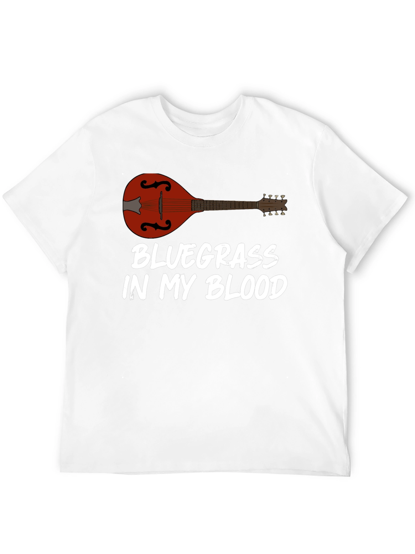Bluegrass Music T-Shirt Mandolin Player Tee
