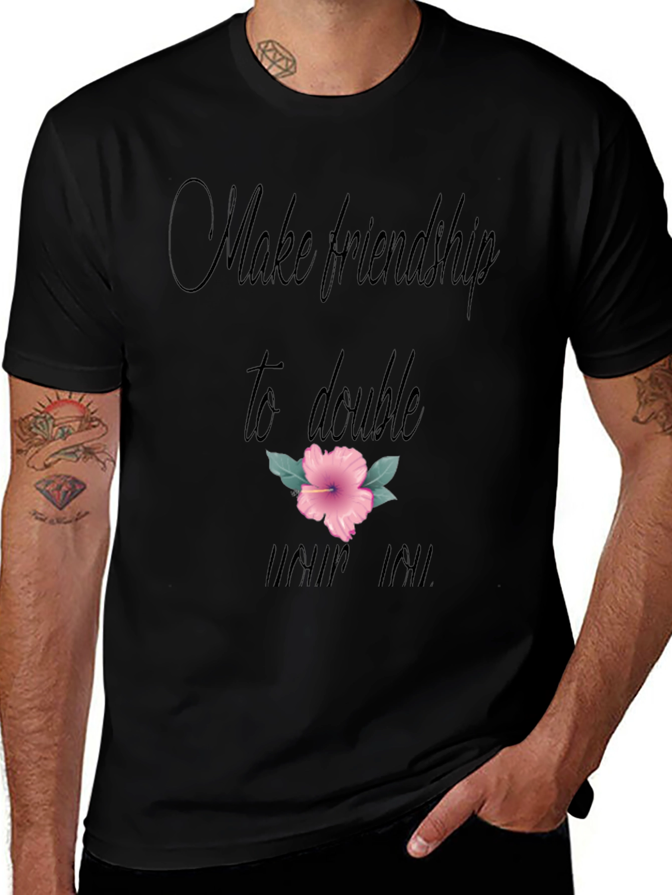Friendship T-Shirt: Make Friendship to Double Your Joy!