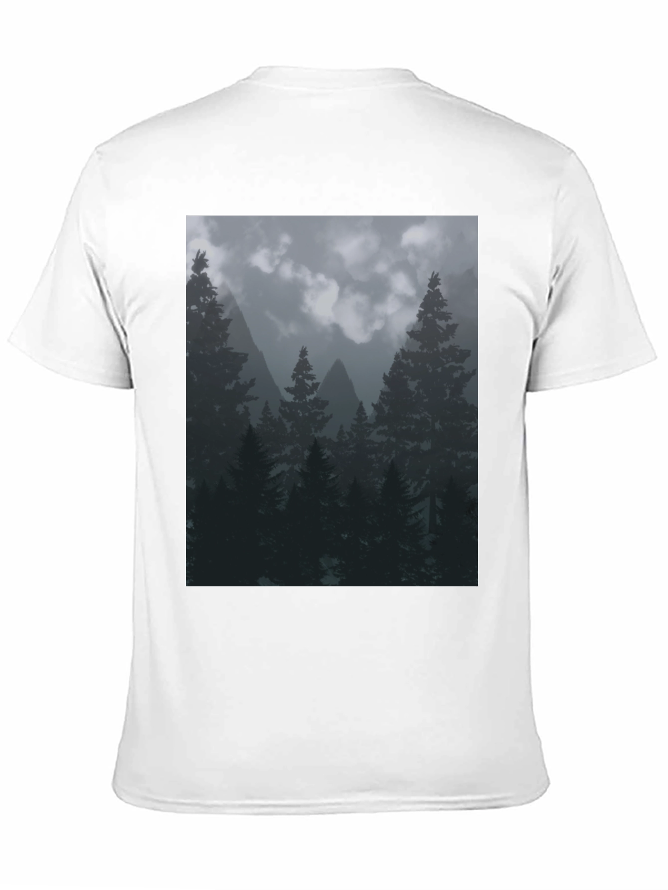 Nature Forest T-Shirt Black