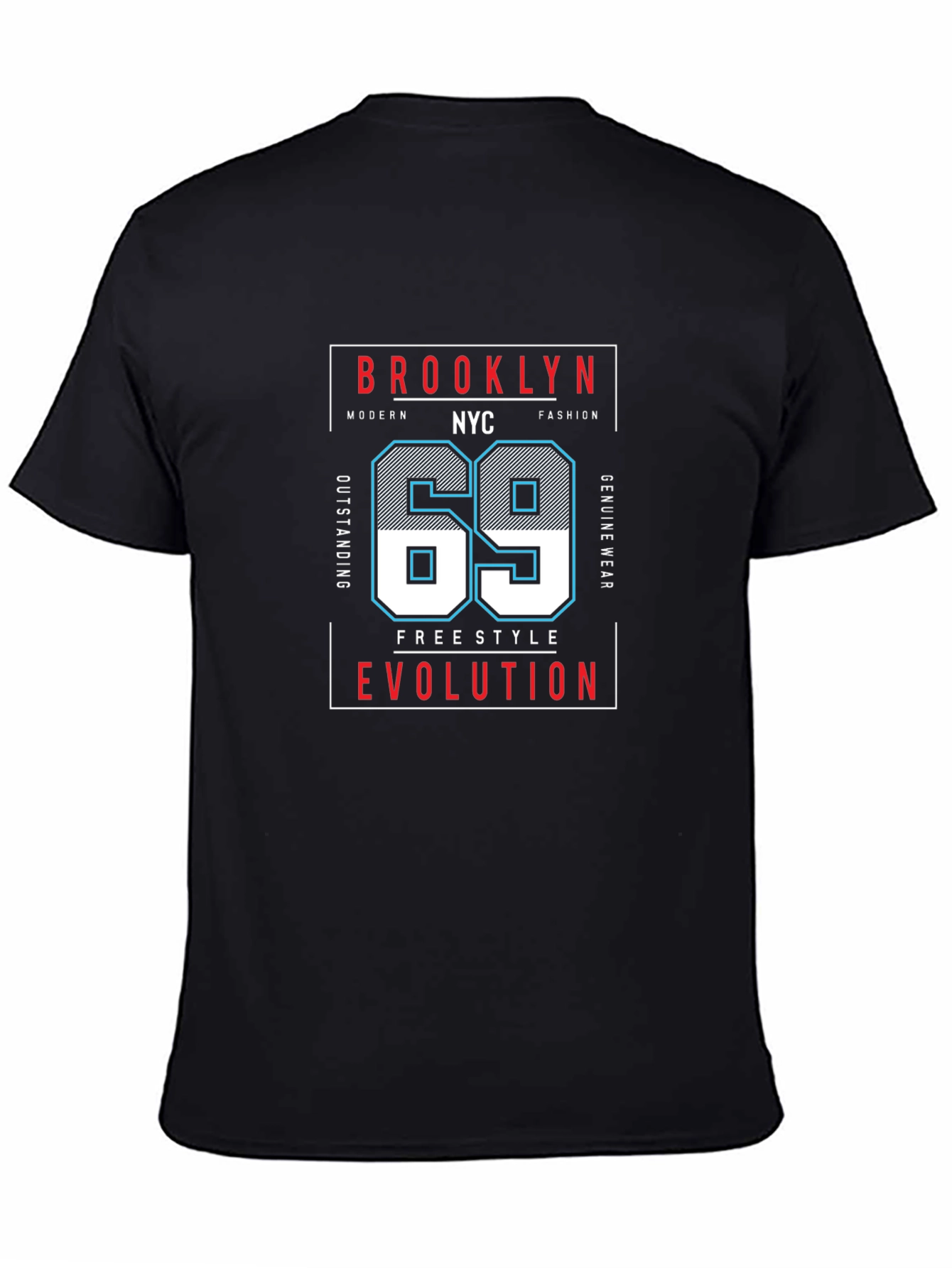 Brooklyn NYC 69 Graphic T-Shirt - Modern Fashion Tee