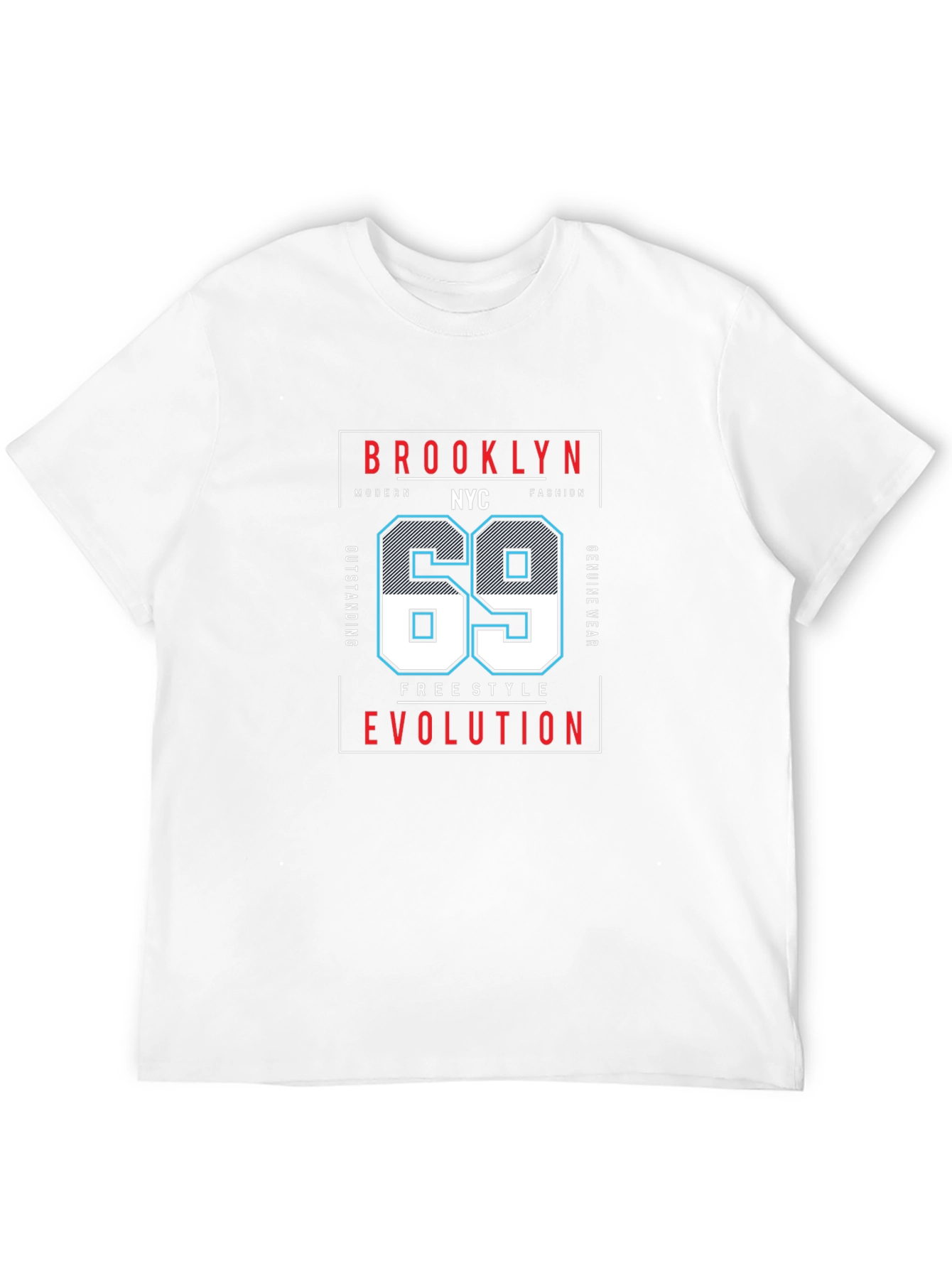 Brooklyn NYC 69 Graphic T-Shirt - Modern Fashion Tee