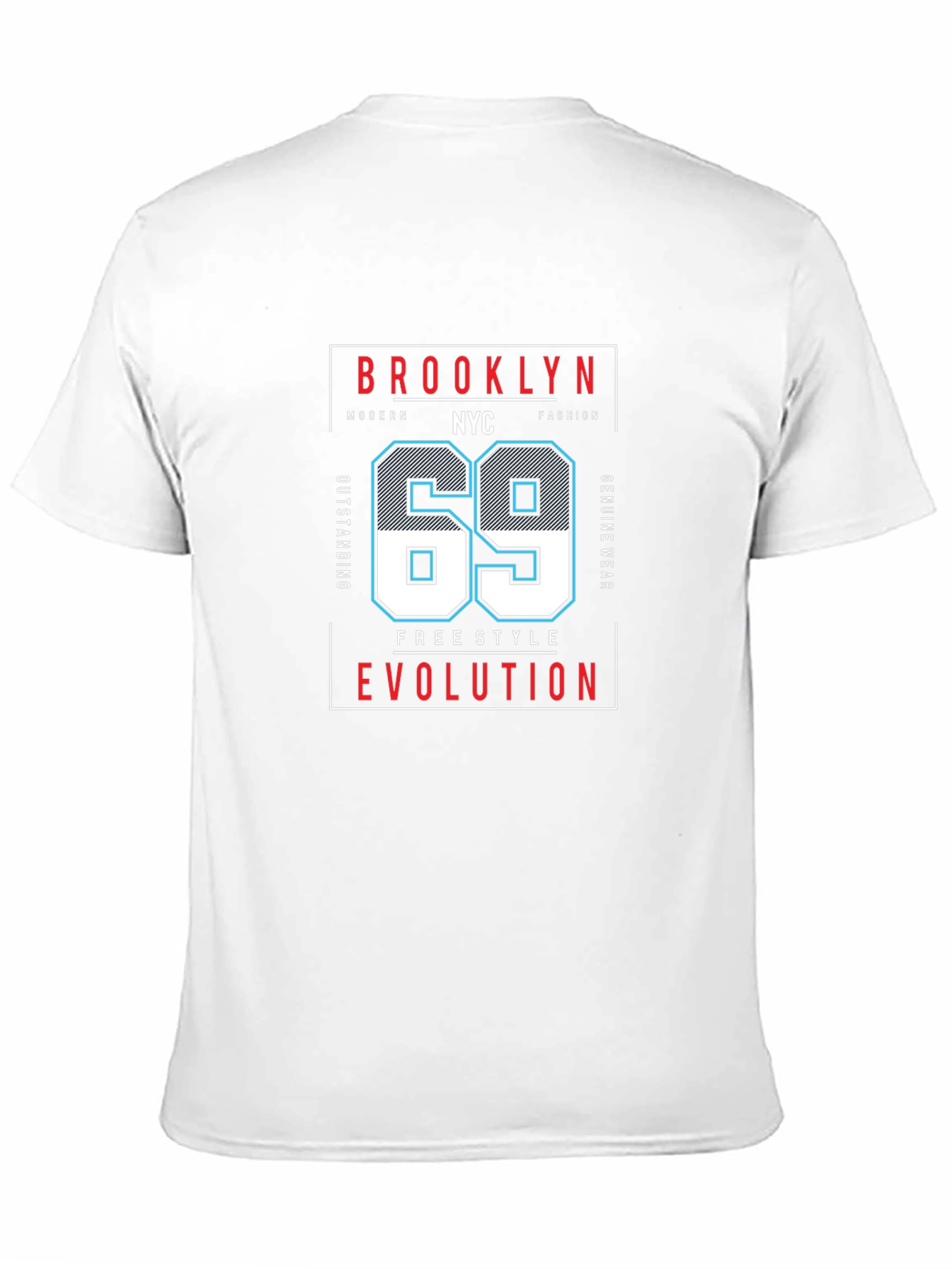 Brooklyn NYC 69 Graphic T-Shirt - Modern Fashion Tee