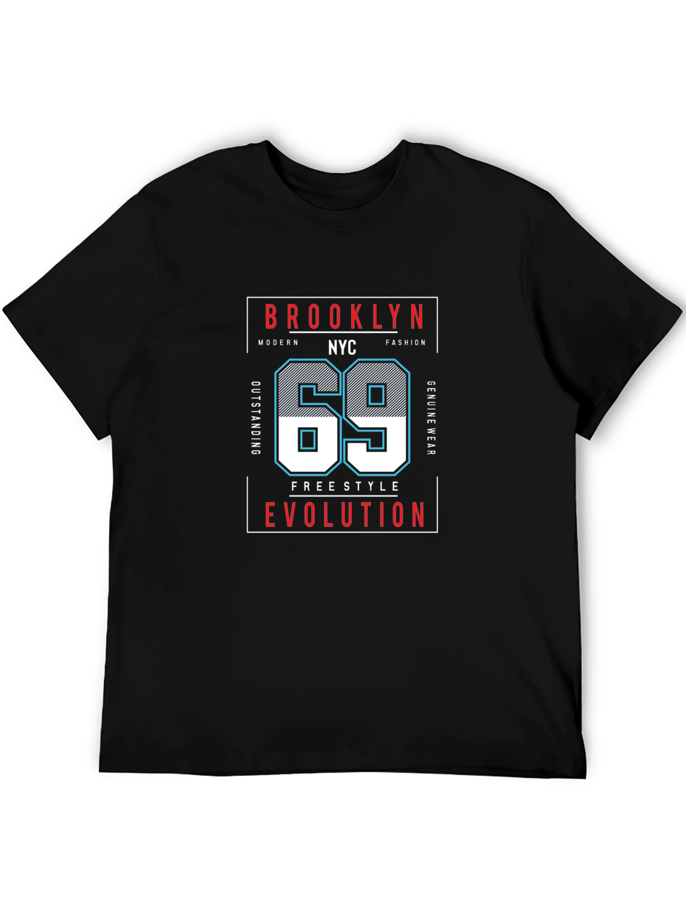 Brooklyn NYC 69 Graphic T-Shirt - Modern Fashion Tee