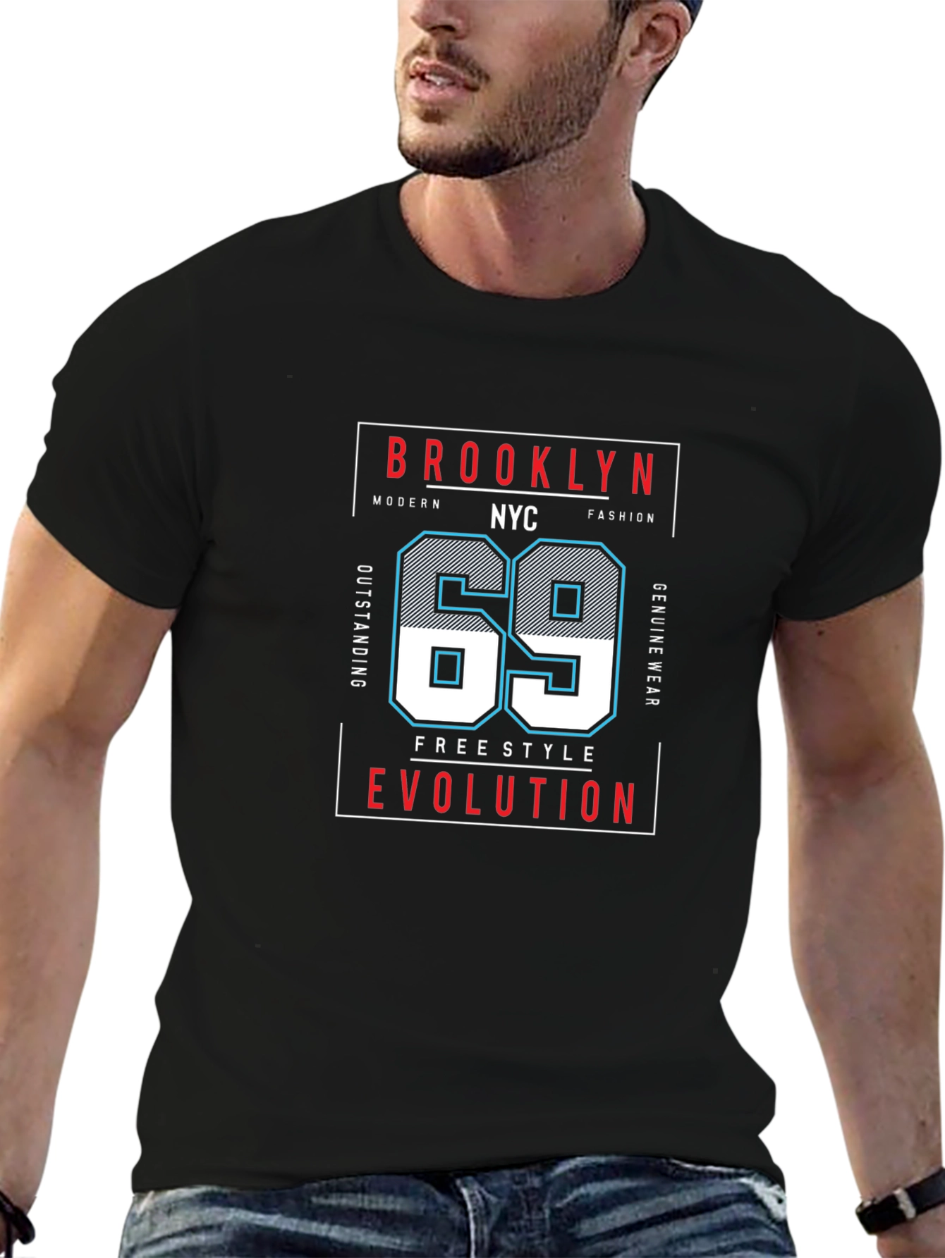 Brooklyn NYC 69 Graphic T-Shirt - Modern Fashion Tee