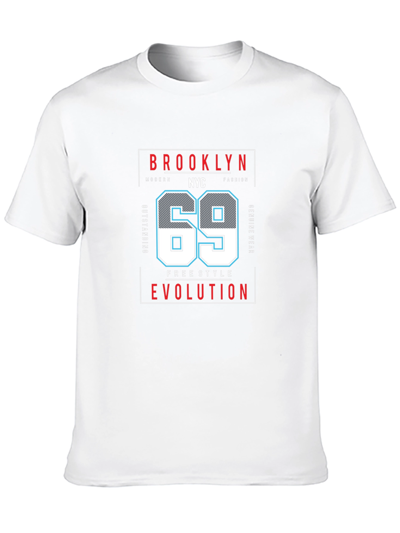 Brooklyn NYC 69 Graphic T-Shirt - Modern Fashion Tee