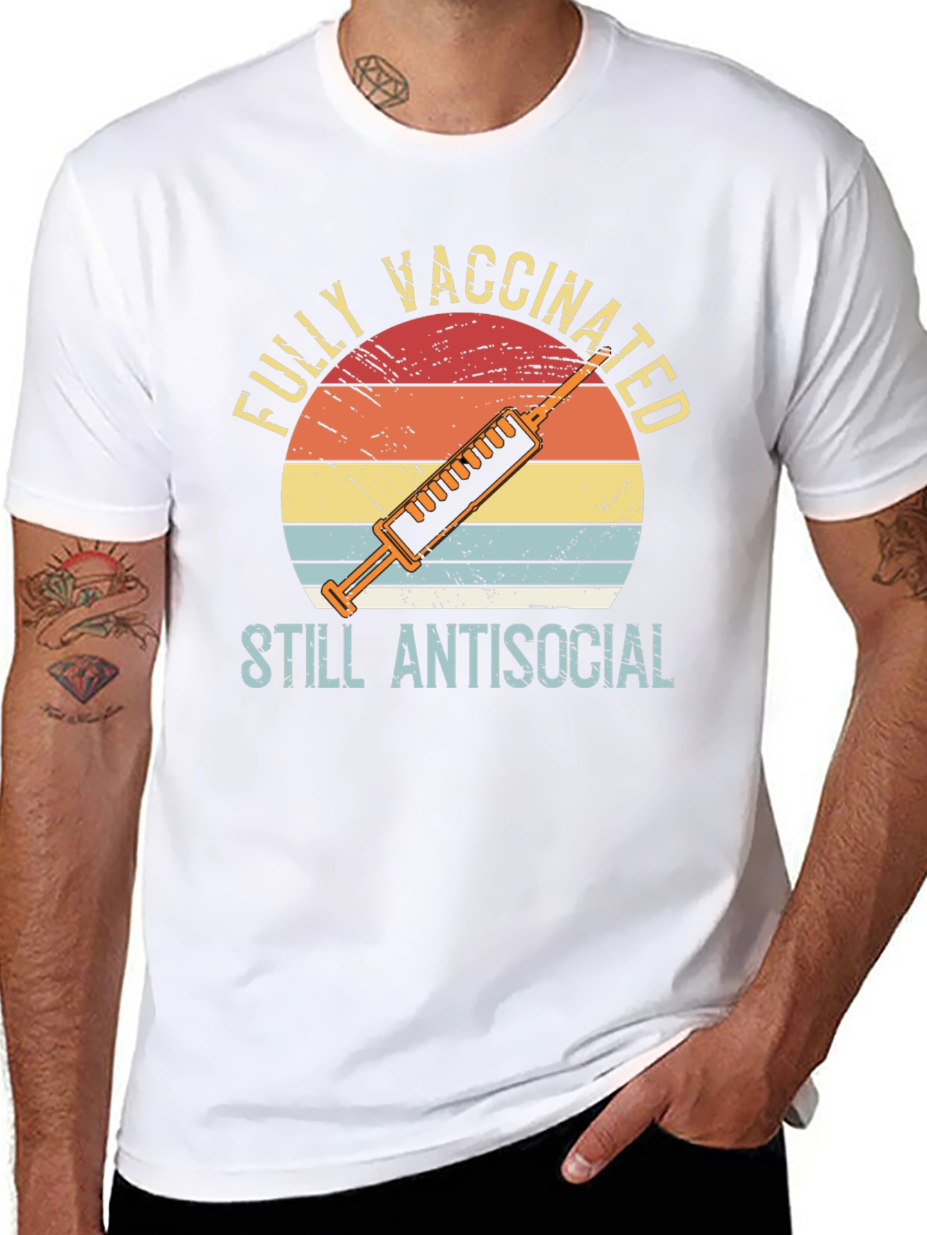 Fully Vaccinated Still Antisocial T-Shirt