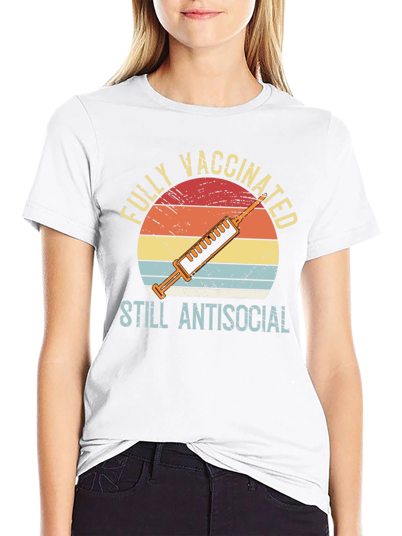 Fully Vaccinated Still Antisocial T-Shirt