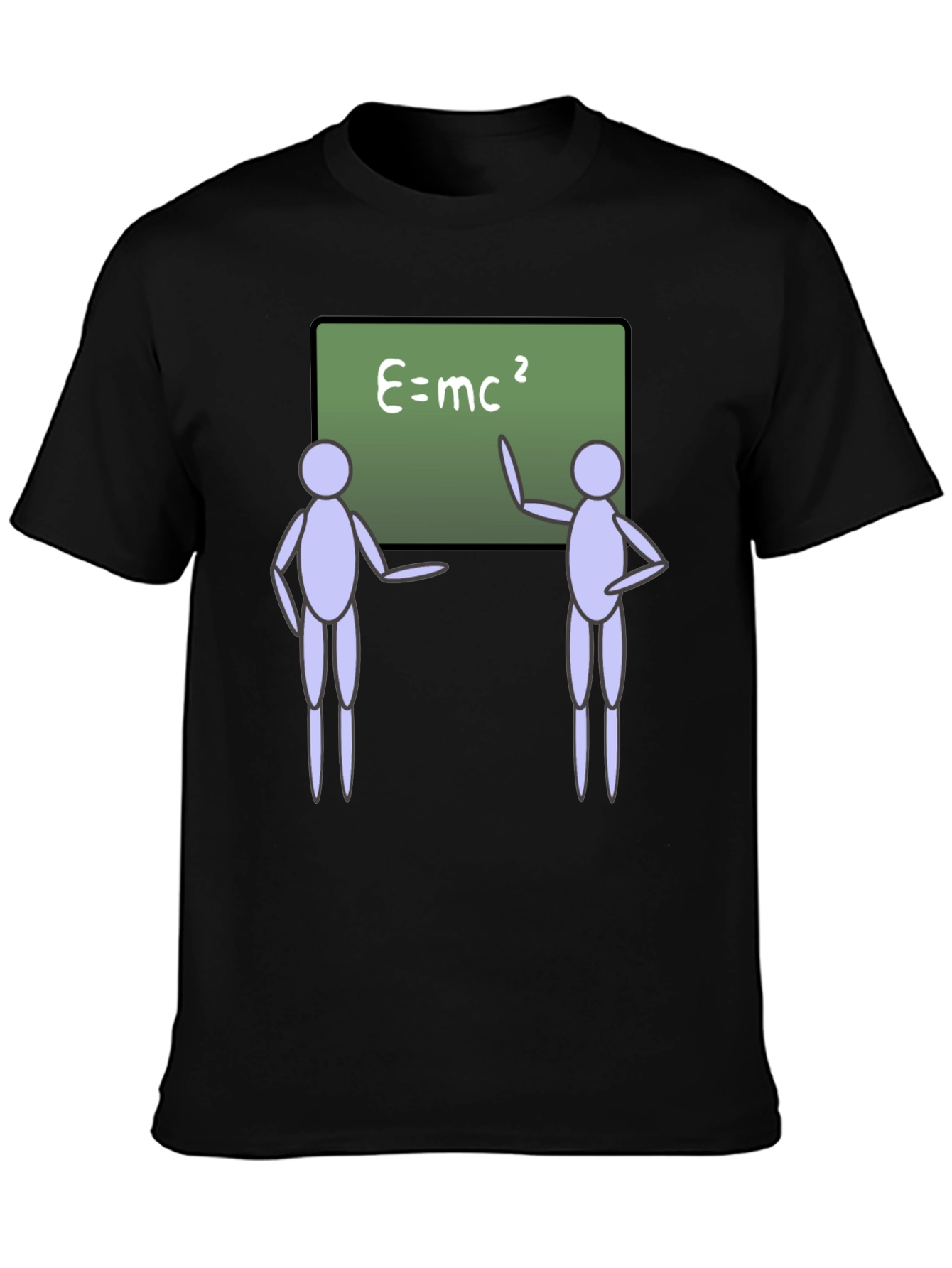 E=mc² Black T-Shirt