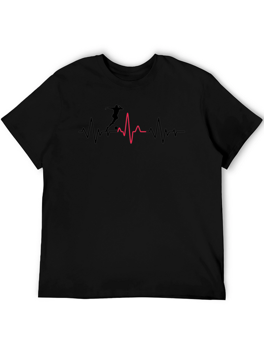 Soccer Heartbeat T-Shirt - Passion on Display