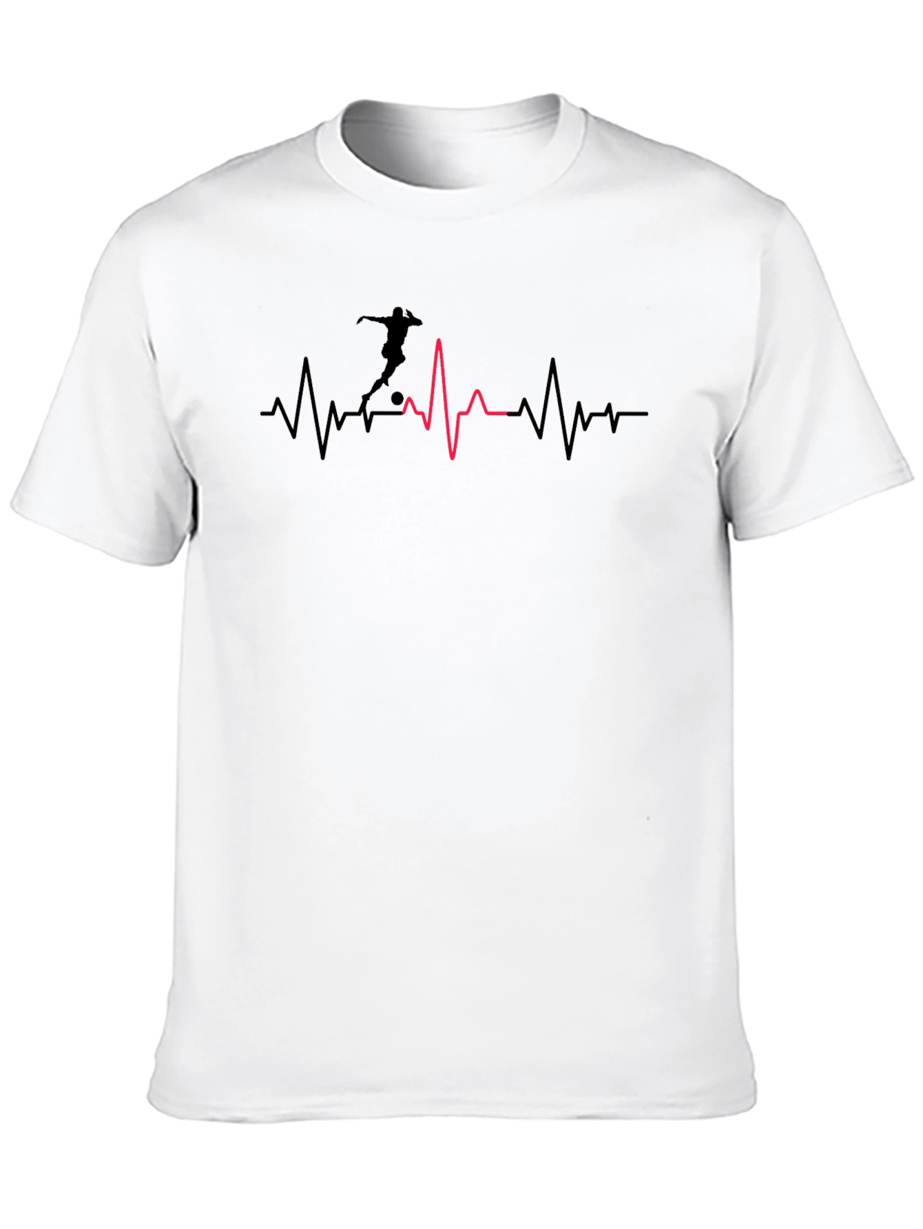 Soccer Heartbeat T-Shirt - Passion on Display