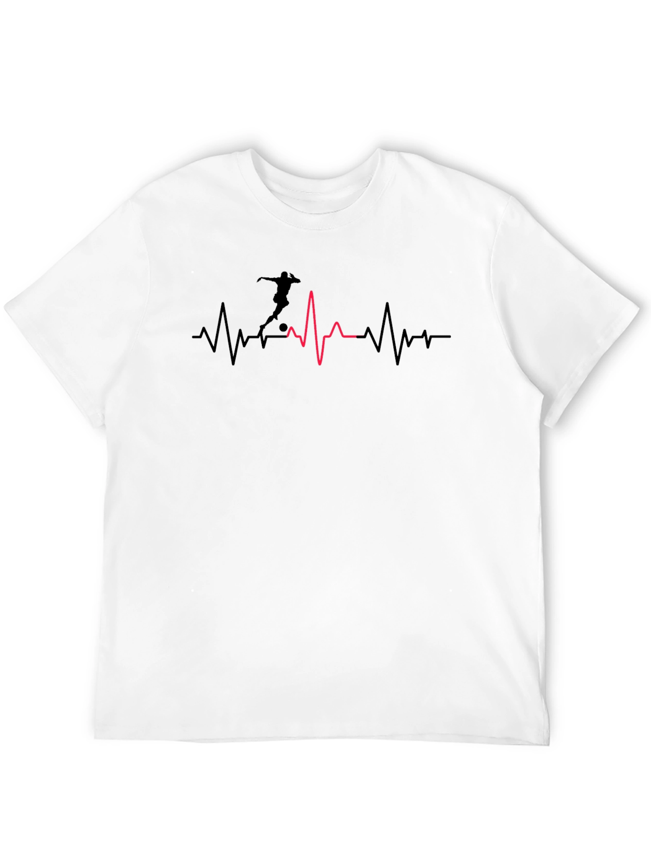 Soccer Heartbeat T-Shirt - Passion on Display