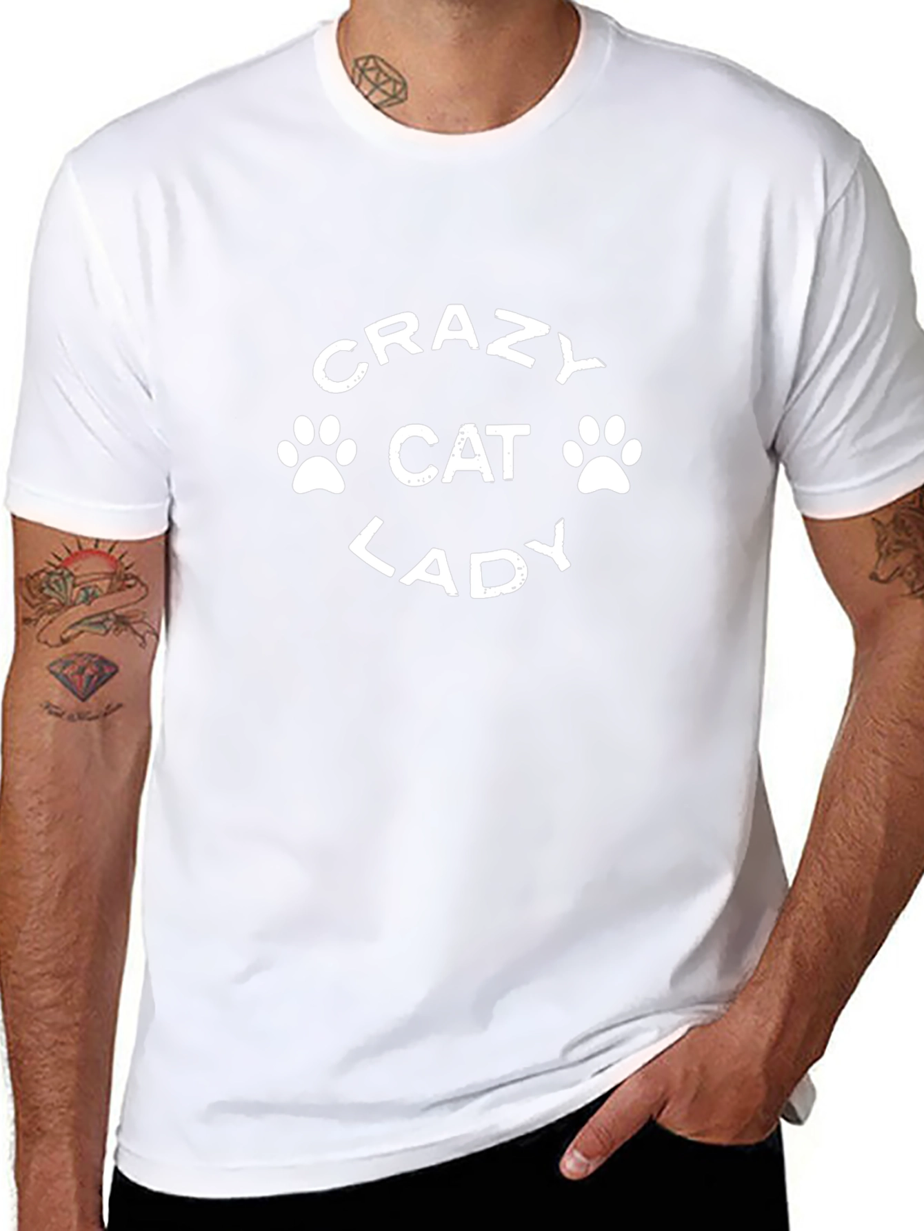 Crazy Cat Lady T-Shirt - Cute Graphic Tee