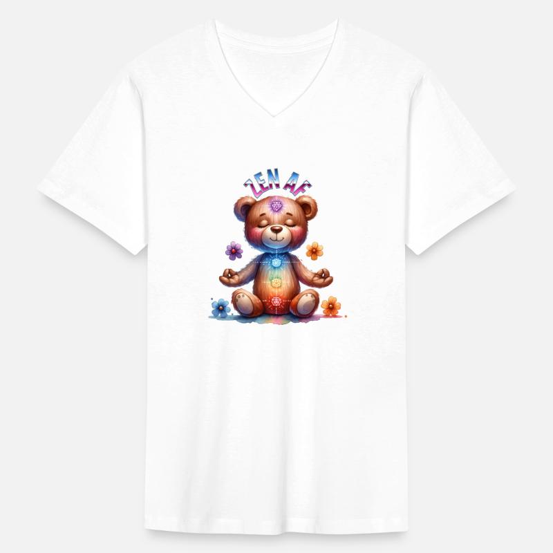 Zen AF, Chakra Enlightened,Cute meditating Bear