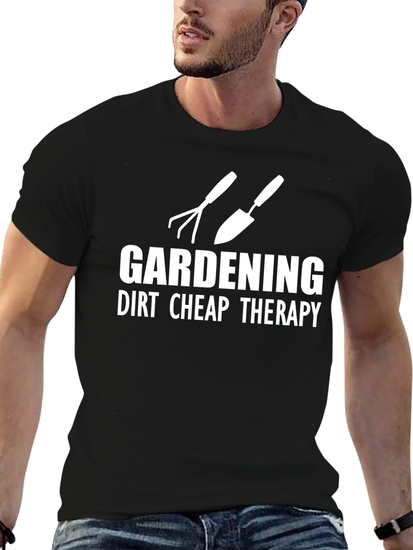 Gardening Dirt Cheap Therapy T-Shirt