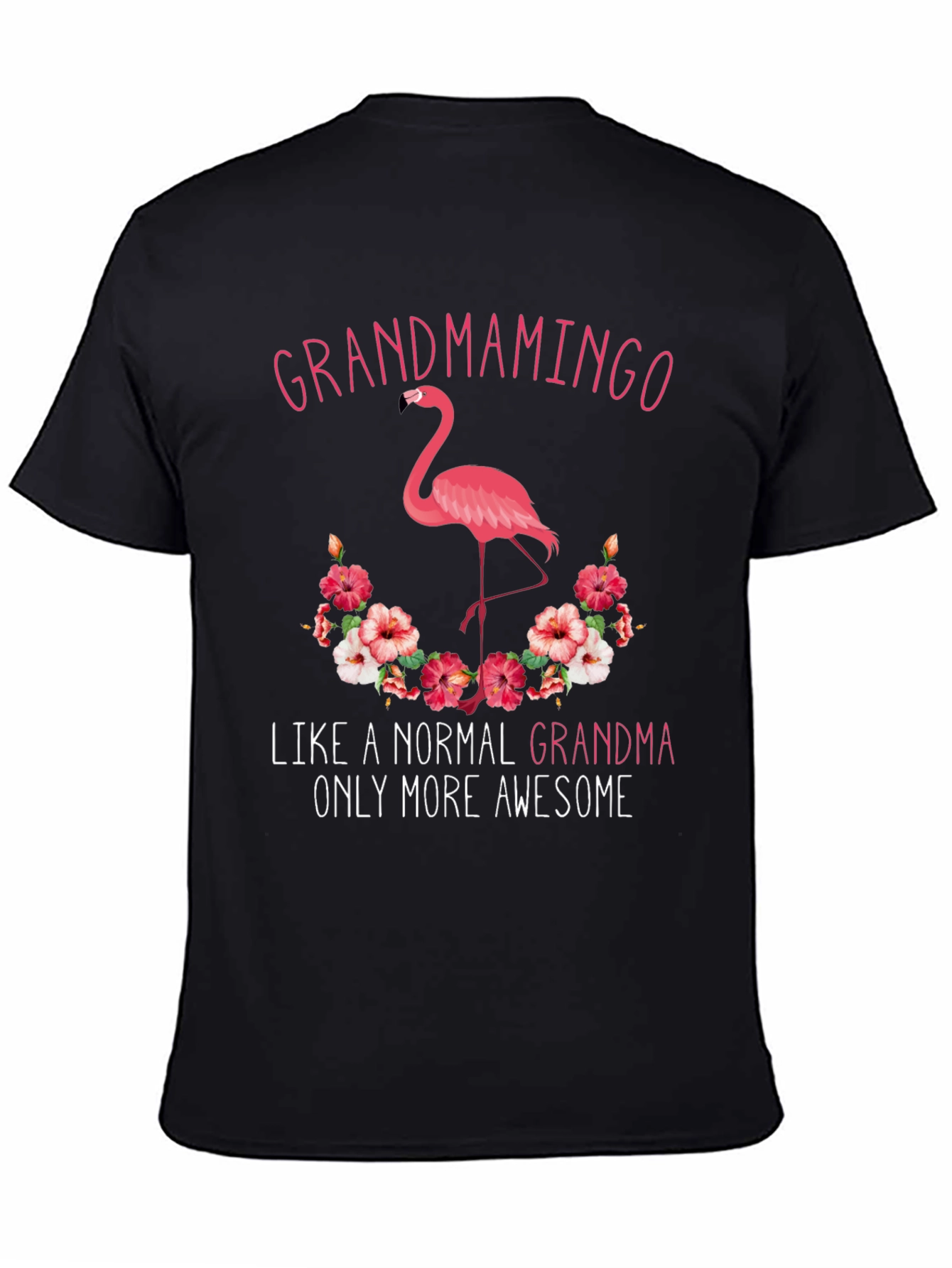 Grandmamingo T-Shirt - Awesome Grandma Flamingo Tee