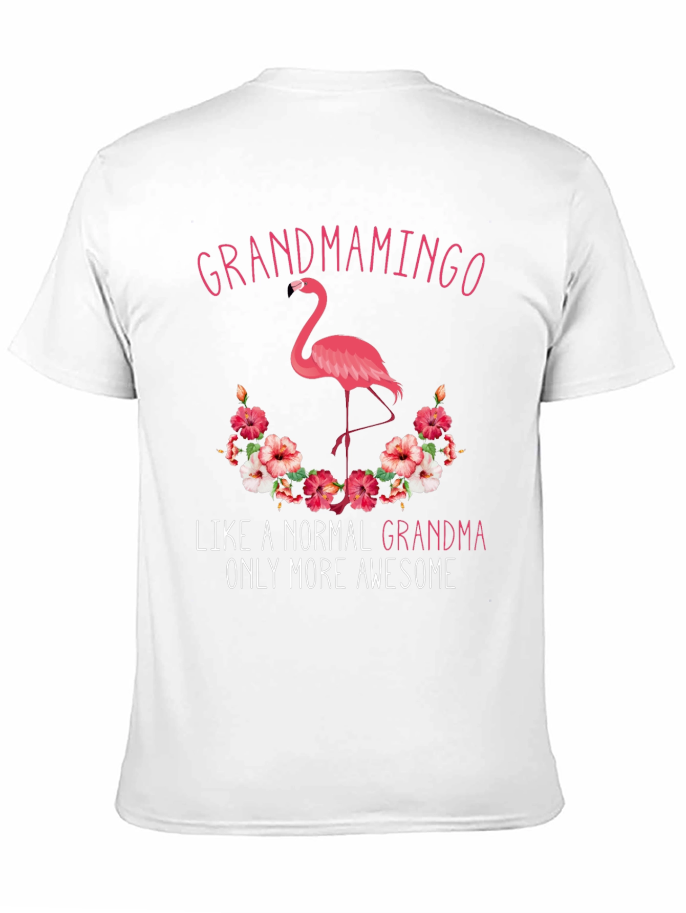 Grandmamingo T-Shirt - Awesome Grandma Flamingo Tee