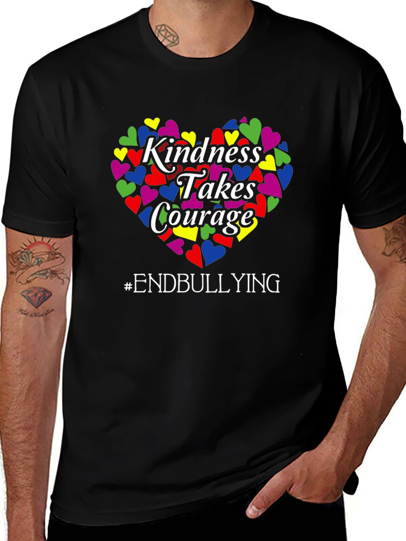Kindness Takes Courage T-Shirt - End Bullying Awareness