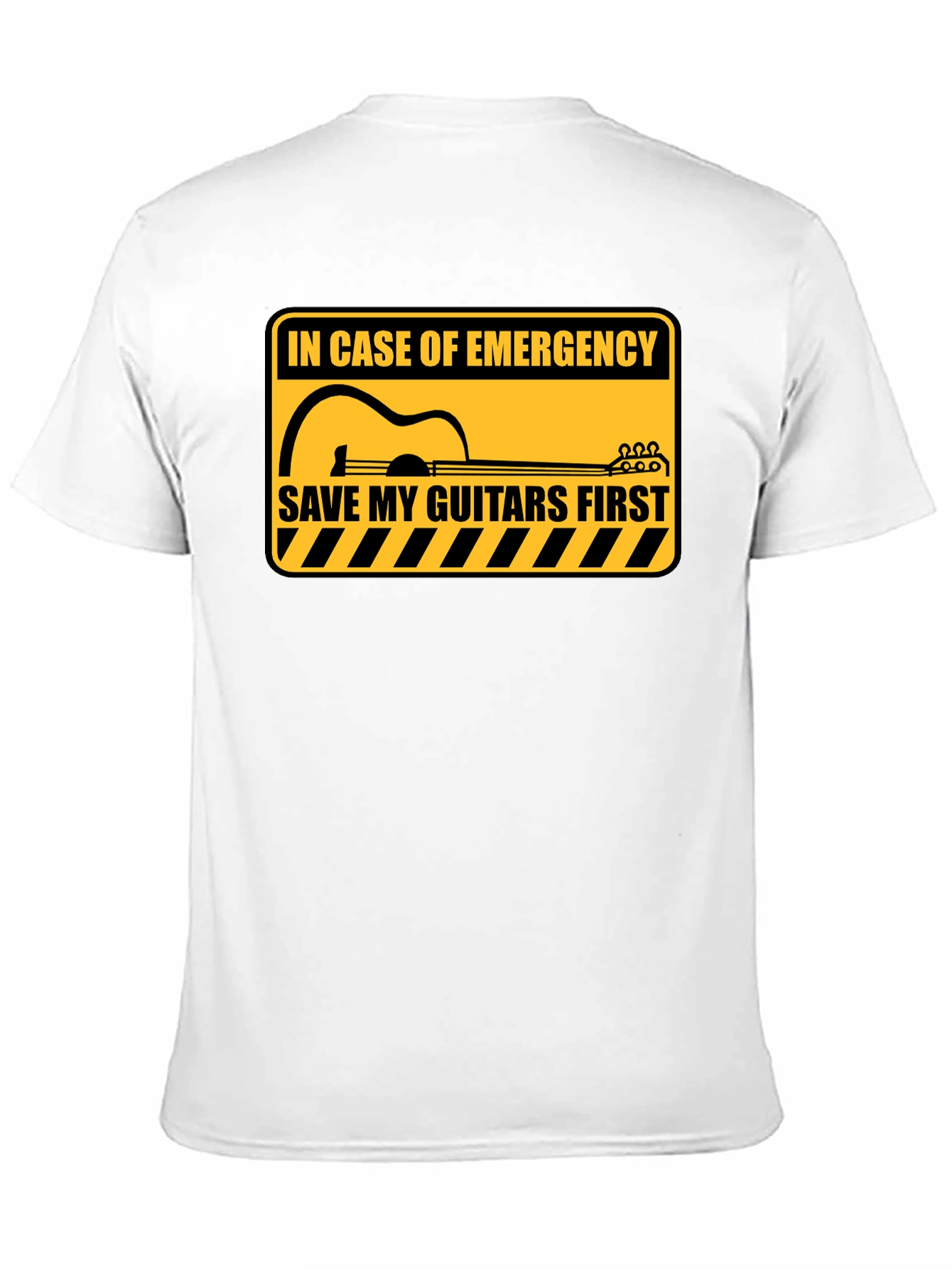 Save My Guitars T-Shirt - Musician Emergency Tee