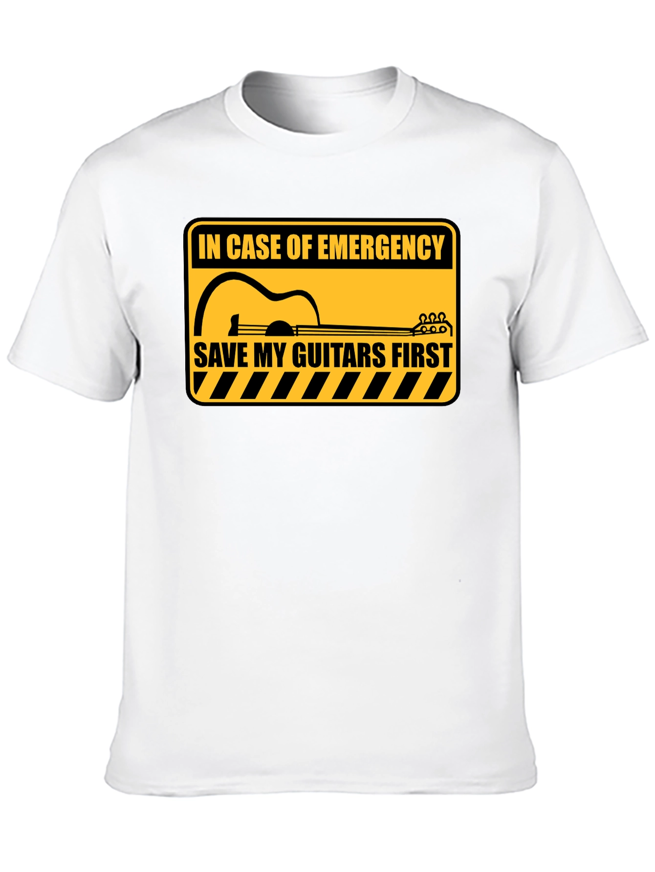 Save My Guitars T-Shirt - Musician Emergency Tee