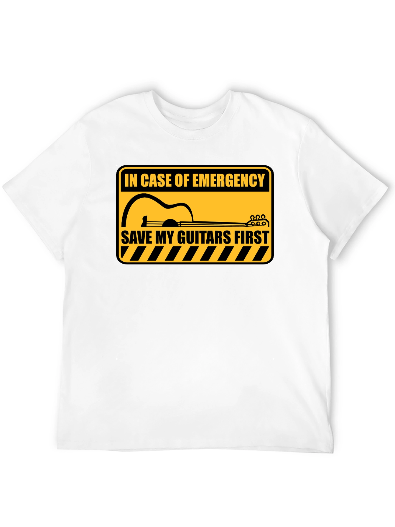 Save My Guitars T-Shirt - Musician Emergency Tee