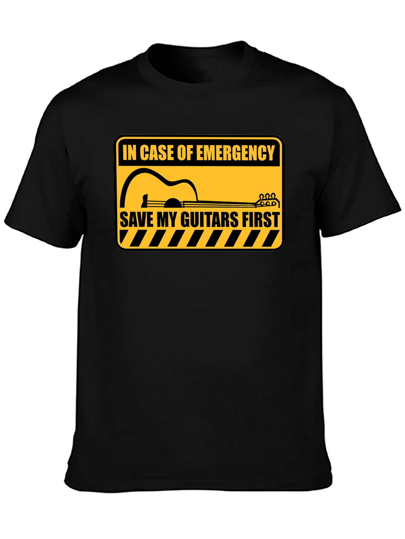Save My Guitars T-Shirt - Musician Emergency Tee