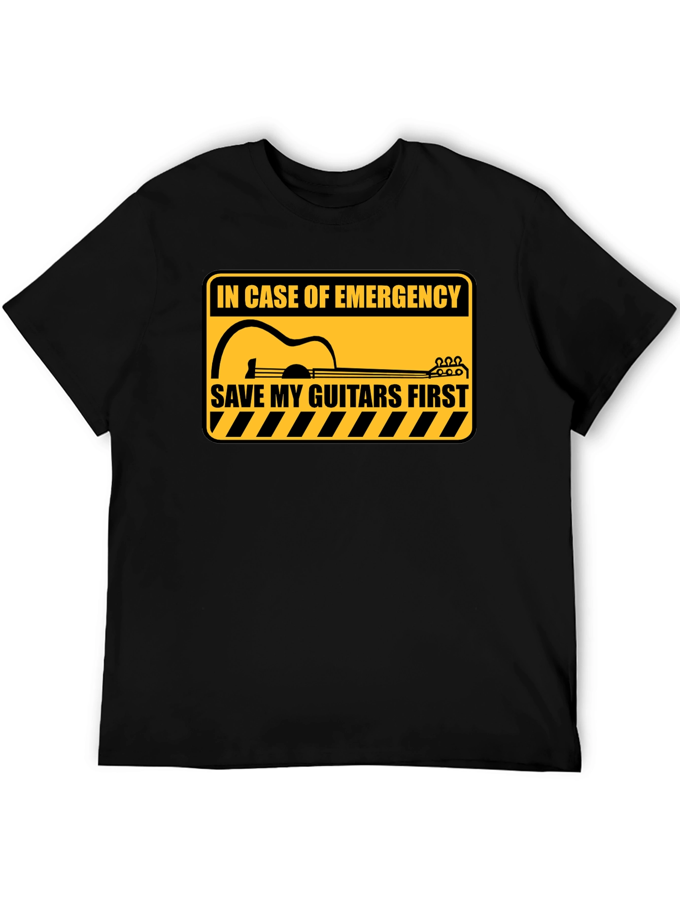 Save My Guitars T-Shirt - Musician Emergency Tee