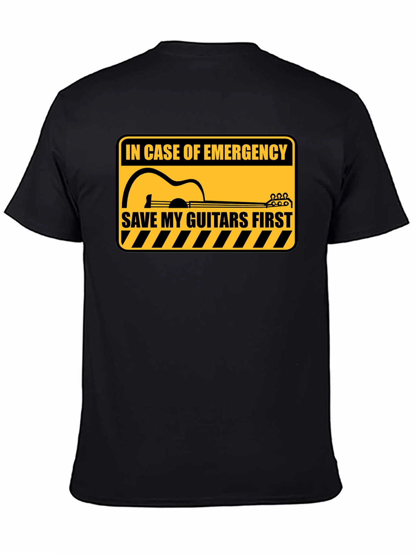 Save My Guitars T-Shirt - Musician Emergency Tee