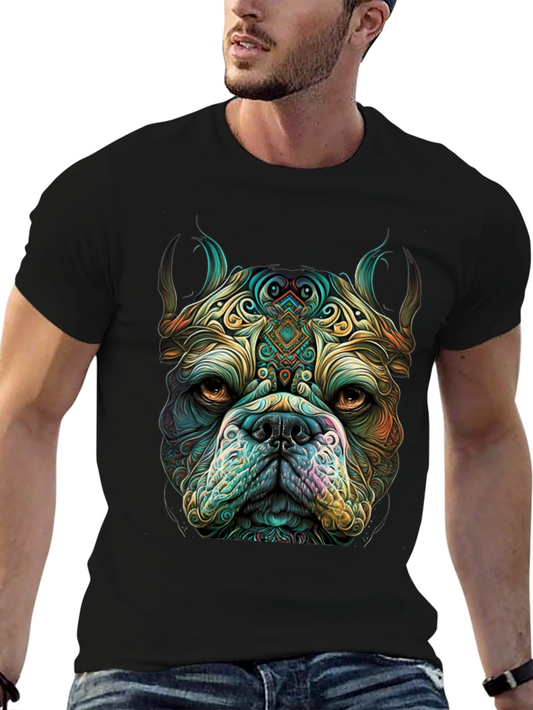 Dog Face Graphic T-Shirt
