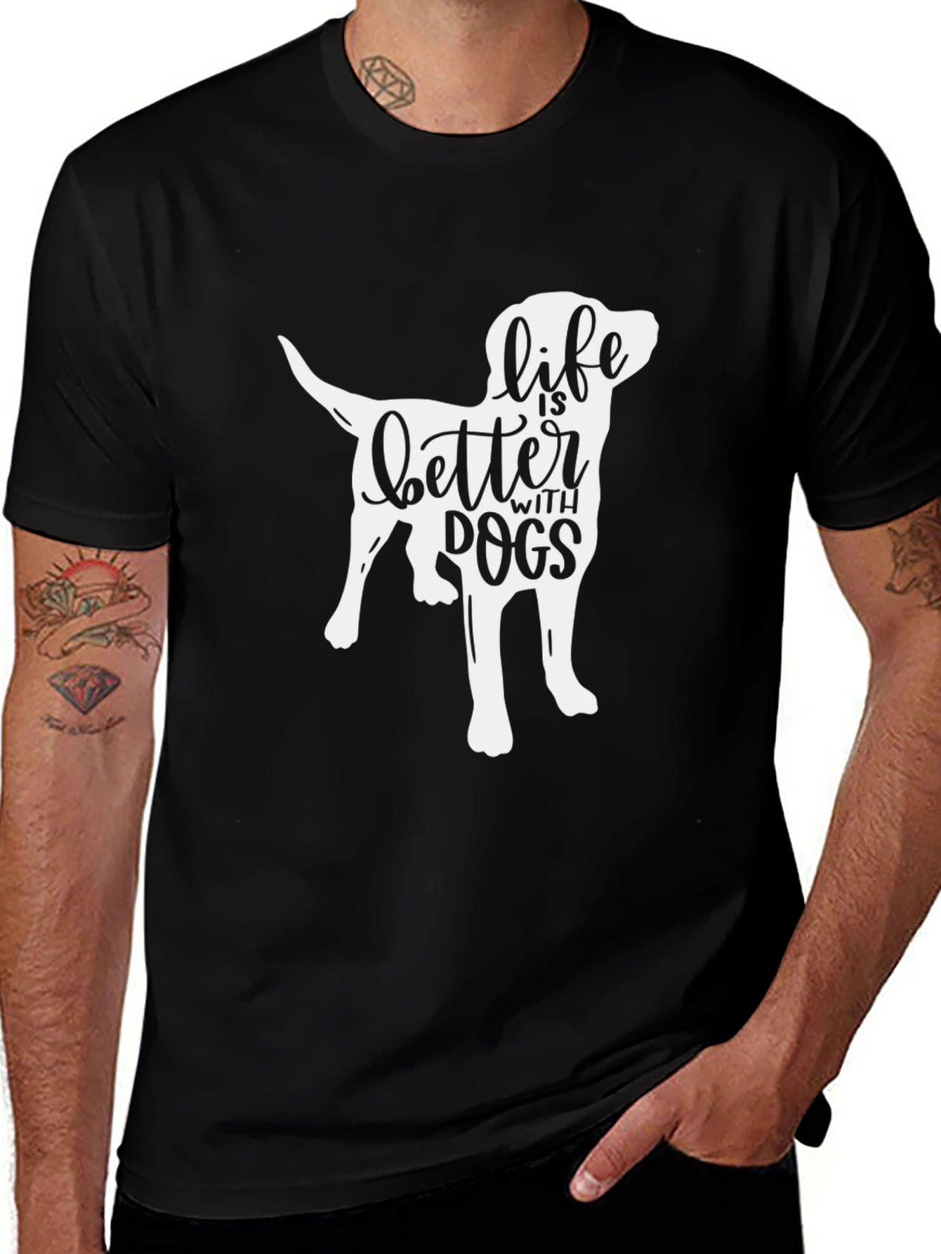 Life Is Better With Dogs Graphic Tee
