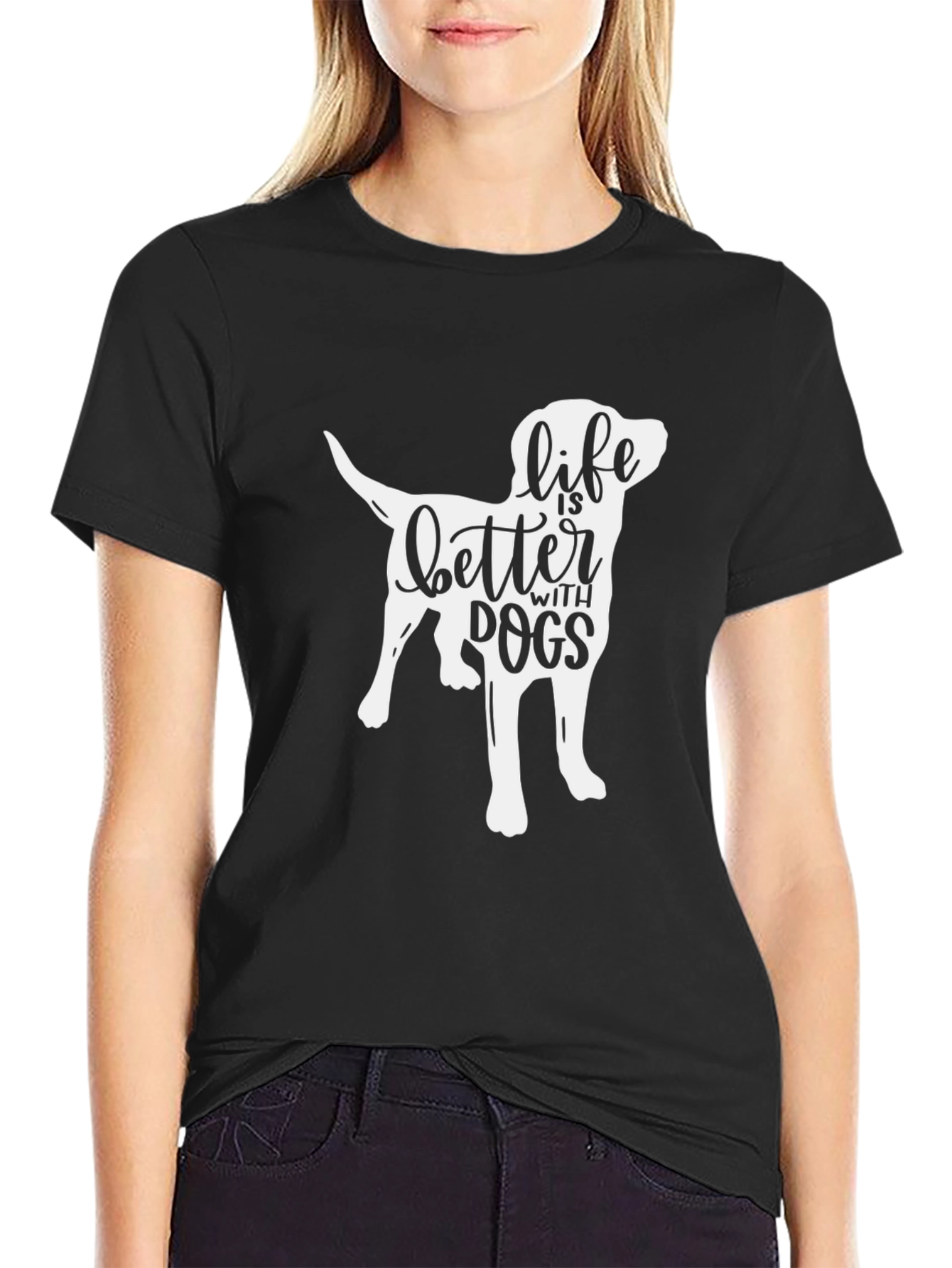 Life Is Better With Dogs Graphic Tee