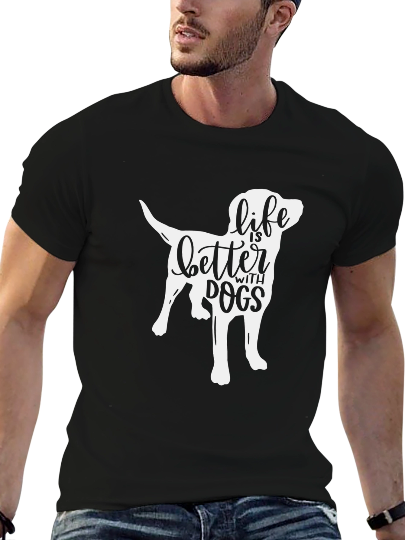 Life Is Better With Dogs Graphic Tee