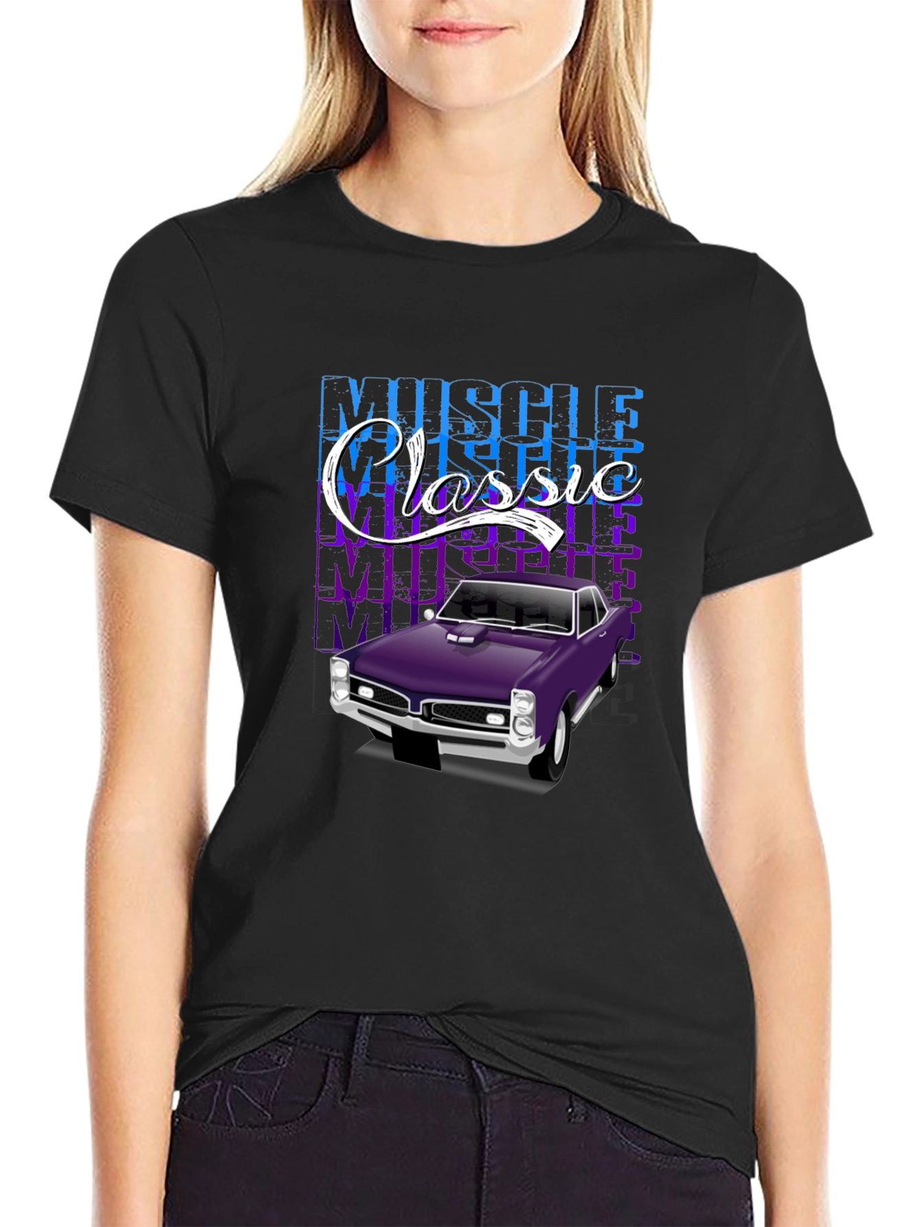 Muscle Classic Car Graphic T-Shirt